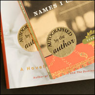 Autographed by the Author stickers