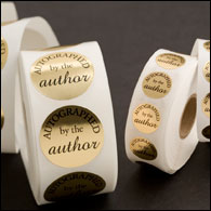 Autographed by the Author stickers