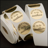 Autographed by the Author stickers